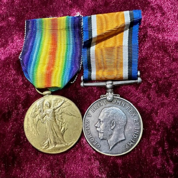 WW1 Medal Pair5